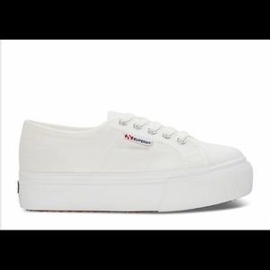Superga 2790 Women’s Platform Sneakers WHITE 37.5